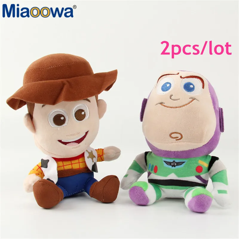 2pcs/lot 20cm Toy Story Woody & Buzz Lightyear Plush Toy Doll Soft Stuffed Toys for Children Kids Birthday Christmas Gifts
2pcs/lot 20cm Toy Story Woody & Buzz Lightyear Plush Toy Doll Soft Stuffed Toys for Children Kids Birthday Christmas Gifts