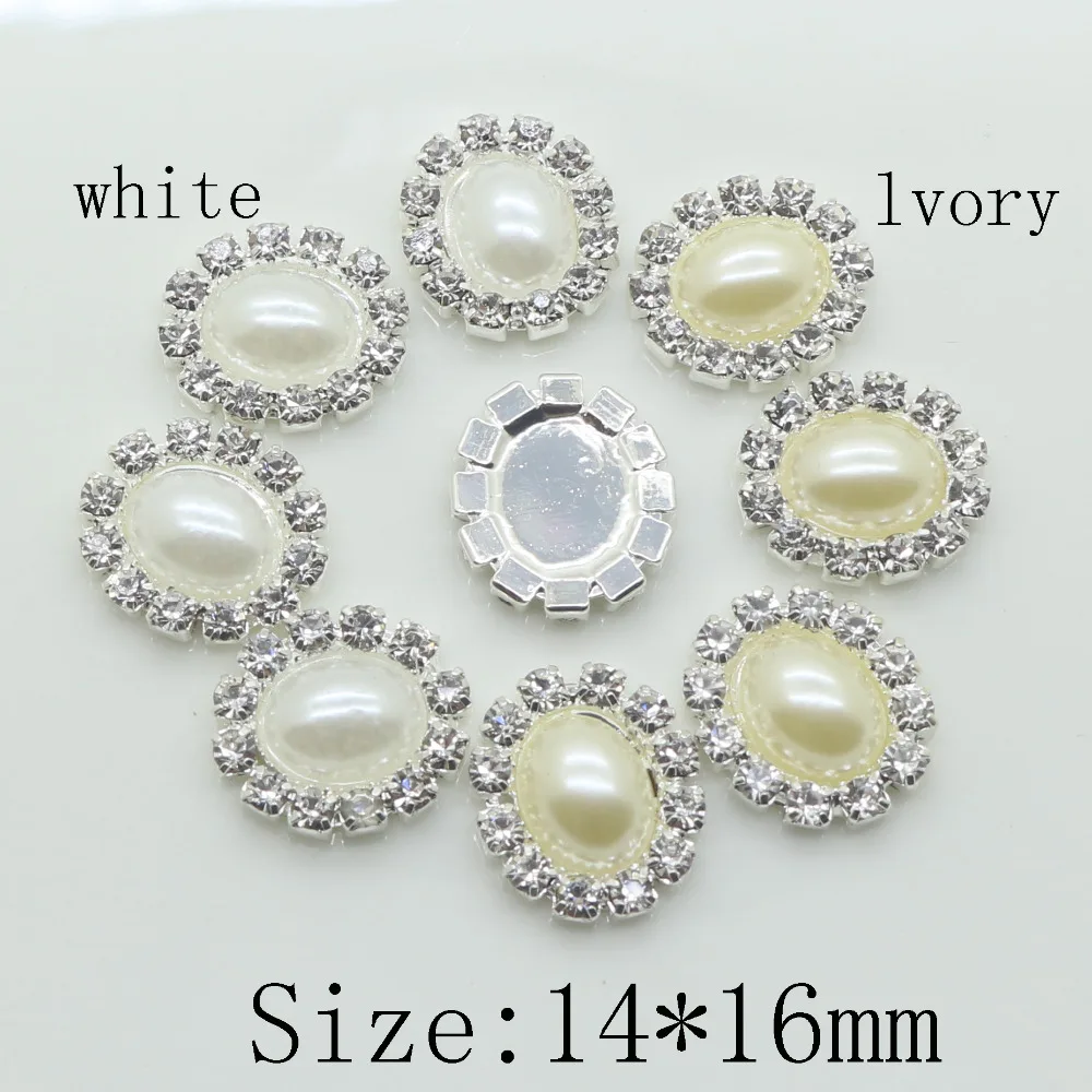 charm 10pcs/lot 16*20mm oval Rhinestones pearl Buttons Decorative Diy Wedding Accessory flat back silver plating
charm 10pcs/lot 16*20mm oval Rhinestones pearl Buttons Decorative Diy Wedding Accessory flat back silver plating