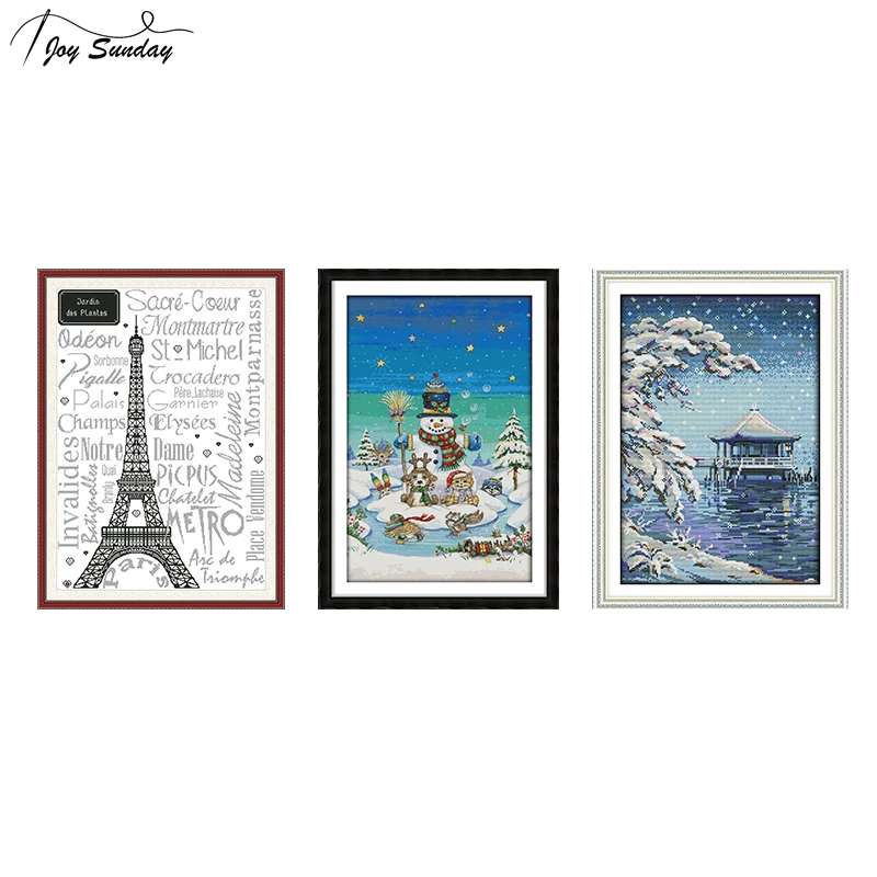 Joy Sunday Tower Landscape Painting Embroidery Stitch Kit Cross Stitch To Make Aida Fabric Printed Canvas DMC DIY Needlework Set
Joy Sunday Tower Landscape Painting Embroidery Stitch Kit Cross Stitch To Make Aida Fabric Printed Canvas DMC DIY Needlework Set