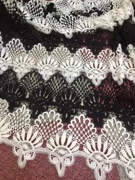 Black and Milk African Cord Lace Fabrics High Quality For Women Dress guipure lace fabric 2018 alibaba express ZLS04
Black and Milk African Cord Lace Fabrics High Quality For Women Dress guipure lace fabric 2018 alibaba express ZLS04