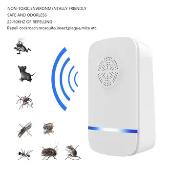Pest Reject Ultrasonic Electromagnetic Repeller Anti Mosquito Repellent Mouse Rejection Insect Home Living Room Pest Control
Pest Reject Ultrasonic Electromagnetic Repeller Anti Mosquito Repellent Mouse Rejection Insect Home Living Room Pest Control