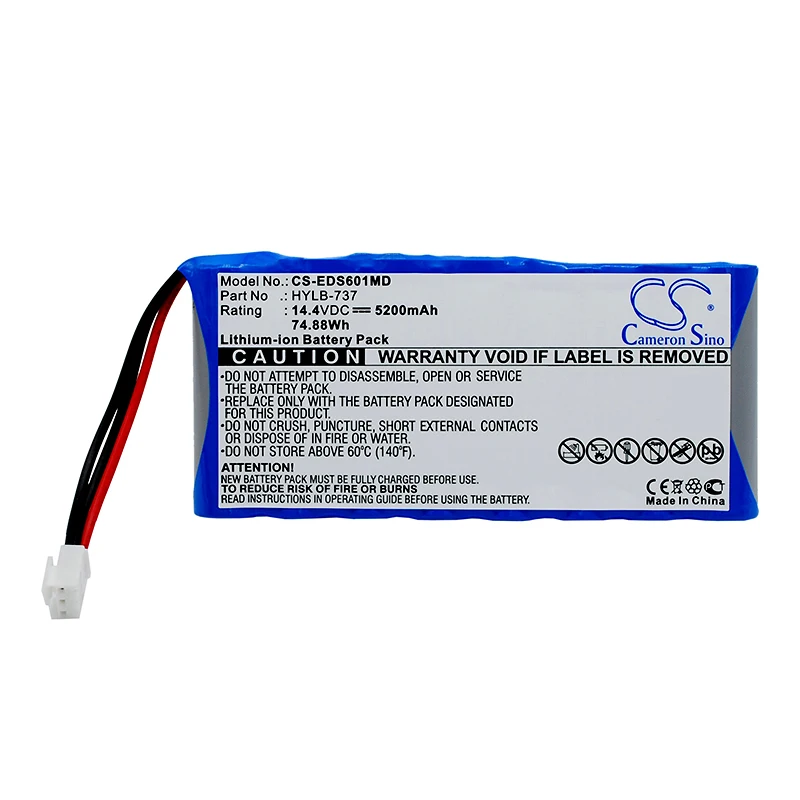 Батарея Cameron Sino 5200mah для EDAN SE-12 SE-601 HYLB-727 M21R-064114 медицинский аккумулятор
Батарея Cameron Sino 5200mah для EDAN SE-12 SE-601 HYLB-727 M21R-064114 медицинский аккумулятор