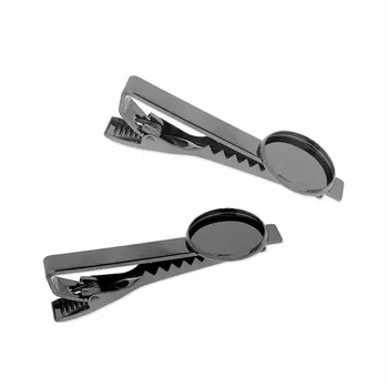 20mm Gunmetal black Plt Blank Bases Round Circle Bezel Cabochon Settings Men's Tie Clips Clasps Jewelry Findings Wholesale
20mm Gunmetal black Plt Blank Bases Round Circle Bezel Cabochon Settings Men's Tie Clips Clasps Jewelry Findings Wholesale