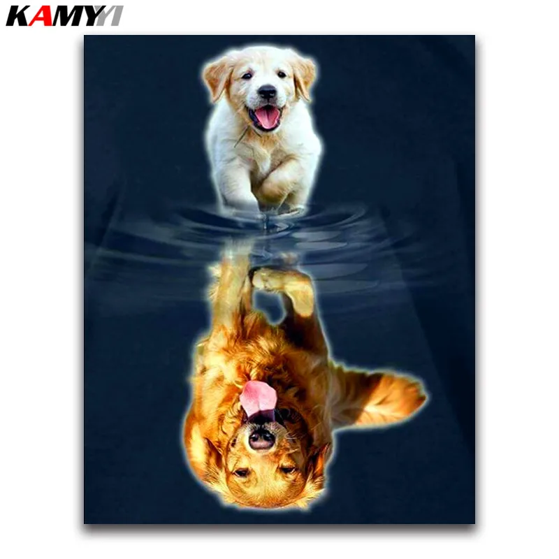 Full round Diamond painting Cross stitch Golden retrievers dog square Diamond mosaic Small animals full Diamond embroidery puppy
Full round Diamond painting Cross stitch Golden retrievers dog square Diamond mosaic Small animals full Diamond embroidery puppy