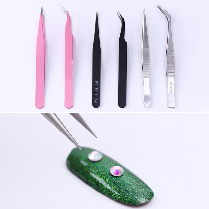 2Pcs Tweezer Set Curved Straight Stainless Steel False Eyelash Nail Sticker Nipper Picker Nail Tools Beauty Essentials 3 Colors
2Pcs Tweezer Set Curved Straight Stainless Steel False Eyelash Nail Sticker Nipper Picker Nail Tools Beauty Essentials 3 Colors