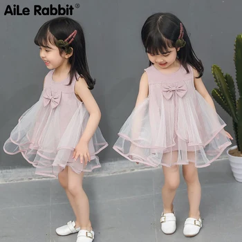 AiLe Rabbit Summer 2019 New Girl's Dress Baby's Little Fresh Mesh Mesh Lattice Dress with One Hair Substitute
AiLe Rabbit Summer 2019 New Girl's Dress Baby's Little Fresh Mesh Mesh Lattice Dress with One Hair Substitute