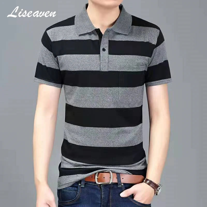 Liseaven Men Striped Polo Shirt 2019 Summer Short Sleeve Polos Men's Shirt Tops&Tees Brand Camisas Clothing for Men
Liseaven Men Striped Polo Shirt 2019 Summer Short Sleeve Polos Men's Shirt Tops&Tees Brand Camisas Clothing for Men
