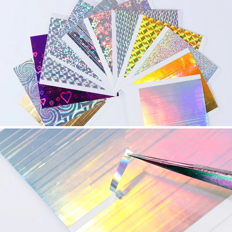 12 Sheets Adhesive Laser 3D Nail Sticker Ultra Thin Wave Line Nail Foil Decal Manicure Sticker Decoration
12 Sheets Adhesive Laser 3D Nail Sticker Ultra Thin Wave Line Nail Foil Decal Manicure Sticker Decoration