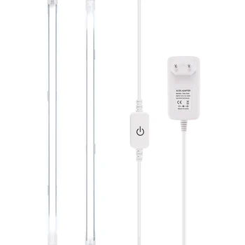 2PCS 50CM 42LED Linkable LED Under Cabinet Lights Plug-In Light Panel Kit Closet Light Magnetic Strip Kitchen Cabinet
2PCS 50CM 42LED Linkable LED Under Cabinet Lights Plug-In Light Panel Kit Closet Light Magnetic Strip Kitchen Cabinet