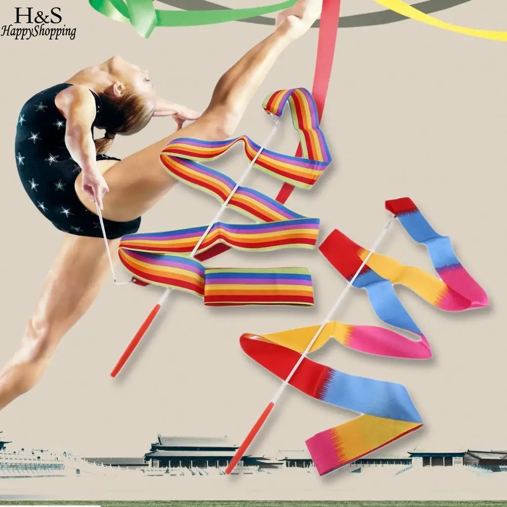 Universal Streamer Dance 4M Twirling Art Rhythmic Gym Ribbon Rod Gymnastic Stick Performace Dance Accessories
Universal Streamer Dance 4M Twirling Art Rhythmic Gym Ribbon Rod Gymnastic Stick Performace Dance Accessories