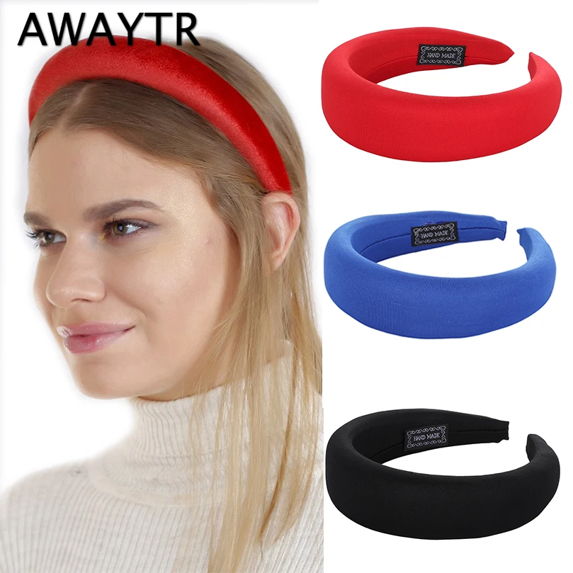 AWAYTR New Fashion Cloth Headband for Women Plastic Padded Hairbands Retro Luxury Headwear Handmade Ladies Hair Accessories
AWAYTR New Fashion Cloth Headband for Women Plastic Padded Hairbands Retro Luxury Headwear Handmade Ladies Hair Accessories