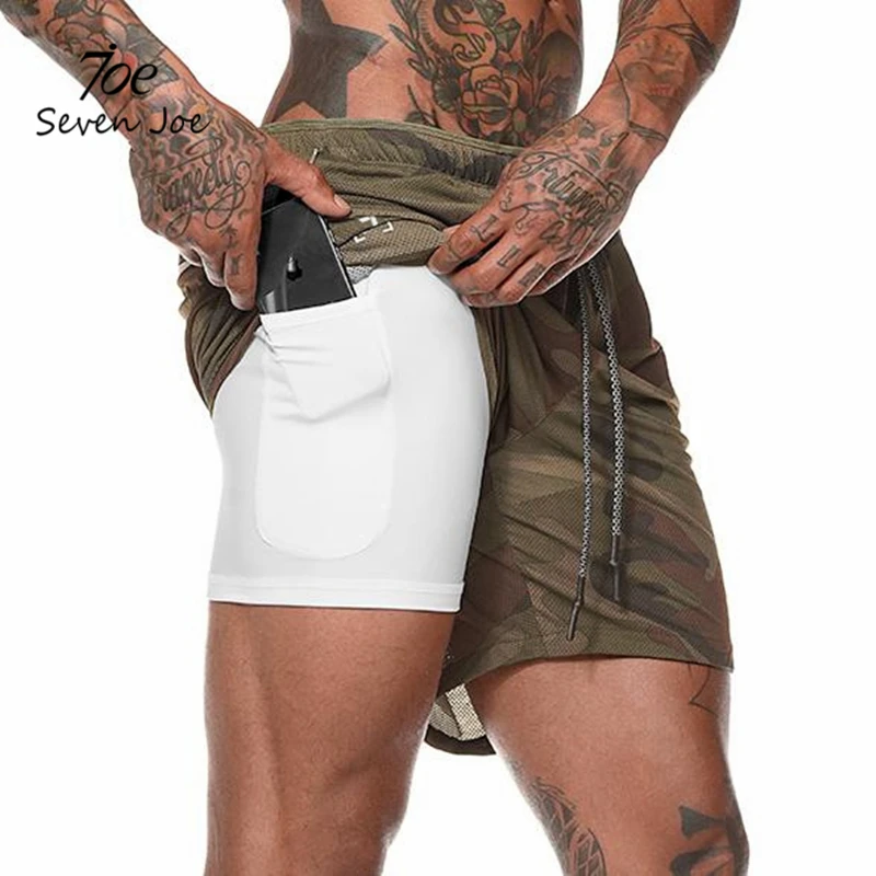 Seven Joe Men's 2 in 1 Mens Sports Shorts Quick Drying Training workout Jogging Gym Shorts with Built-in pocket Liner
Seven Joe Men's 2 in 1 Mens Sports Shorts Quick Drying Training workout Jogging Gym Shorts with Built-in pocket Liner