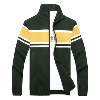 New Fashion Striped Autumn Winter Knitted Cardigan Men Casual Slim Men Sweater Coat Witj Zipper
New Fashion Striped Autumn Winter Knitted Cardigan Men Casual Slim Men Sweater Coat Witj Zipper