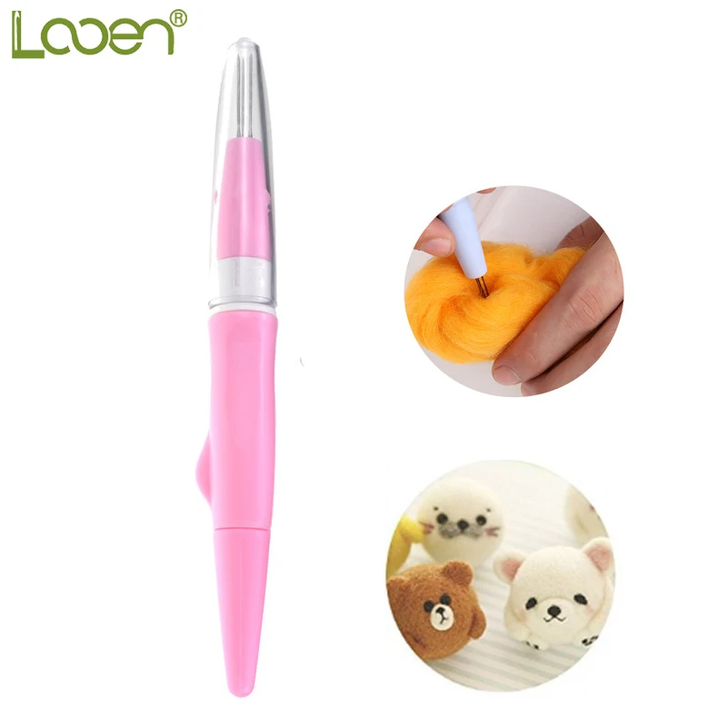 Looen Magic Embroidery Stitching Pen Wool Felting Needle Three Size Wool Felt Stitch Punch Tool DIY Patchwork Tools For Animals
Looen Magic Embroidery Stitching Pen Wool Felting Needle Three Size Wool Felt Stitch Punch Tool DIY Patchwork Tools For Animals