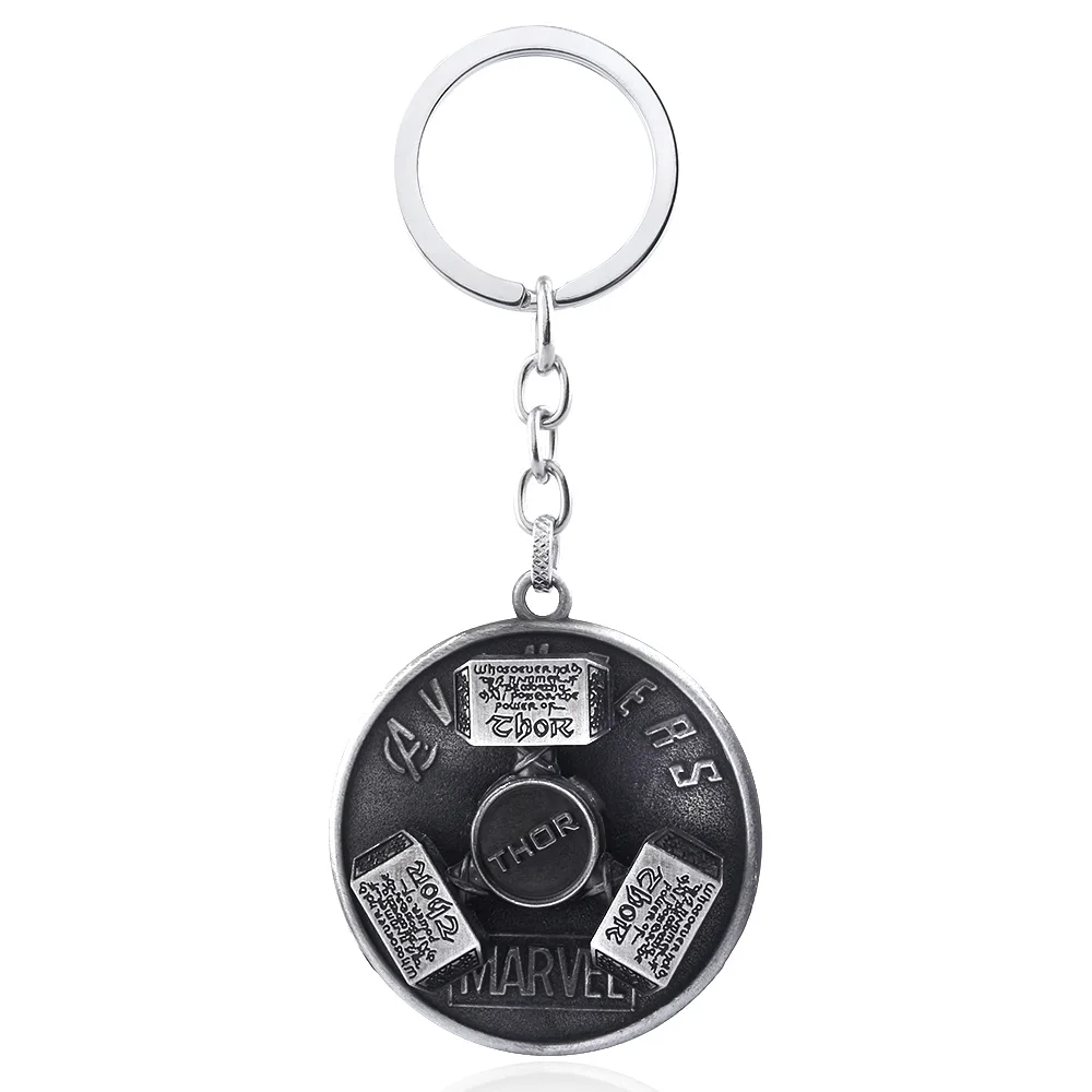 The Avengers Alliance Thor Hammer Rotatable Keychain Marvel Alliance Figure Hammer Axe Keyring Man car Women Movie Fans jewelry
The Avengers Alliance Thor Hammer Rotatable Keychain Marvel Alliance Figure Hammer Axe Keyring Man car Women Movie Fans jewelry