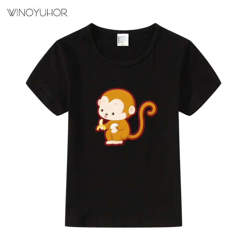 Children Cartoon Monkey Print T-Shirt Clothes For Boy Girls Summer Short Sleeve Tee Tops Clothing Kids Tshirt
Children Cartoon Monkey Print T-Shirt Clothes For Boy Girls Summer Short Sleeve Tee Tops Clothing Kids Tshirt