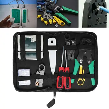 9 in 1 Cat5 RJ11/12/45 Ethernet Connector Tester Network Computer Maintenance Repairing Kit
9 in 1 Cat5 RJ11/12/45 Ethernet Connector Tester Network Computer Maintenance Repairing Kit