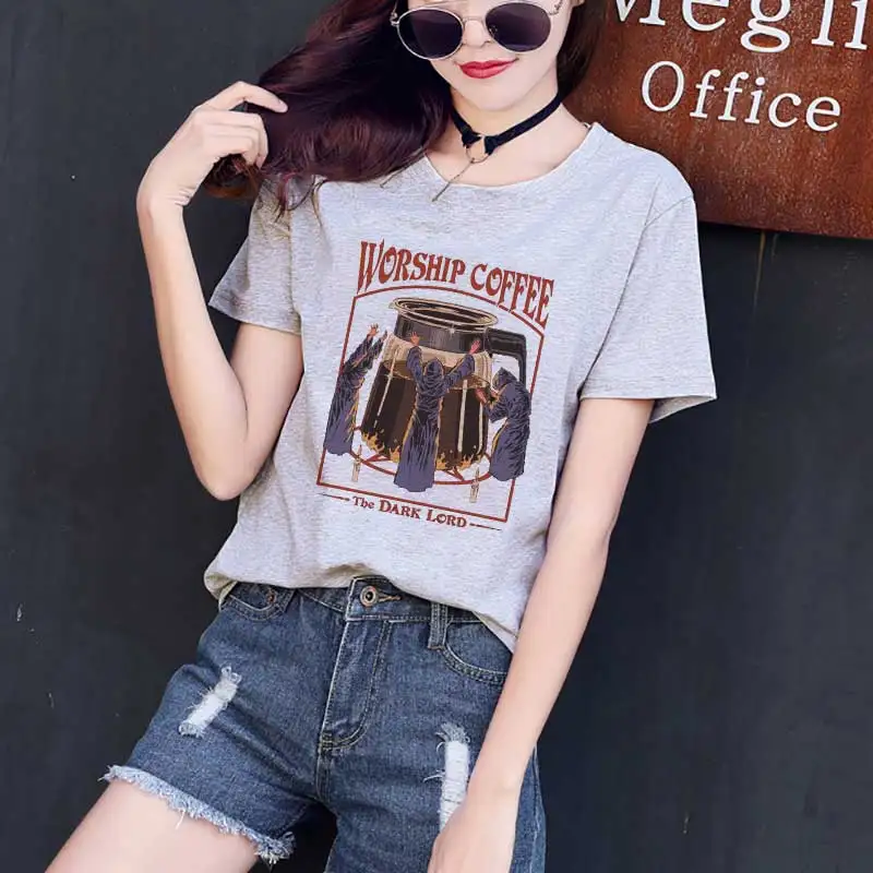 Vintage 80s Tops Harajuku Kawaii Streetwear Tumblr 90s Female T-shirt Worship Coffee Printed Shirt Women Funny T-shirt Women
Vintage 80s Tops Harajuku Kawaii Streetwear Tumblr 90s Female T-shirt Worship Coffee Printed Shirt Women Funny T-shirt Women