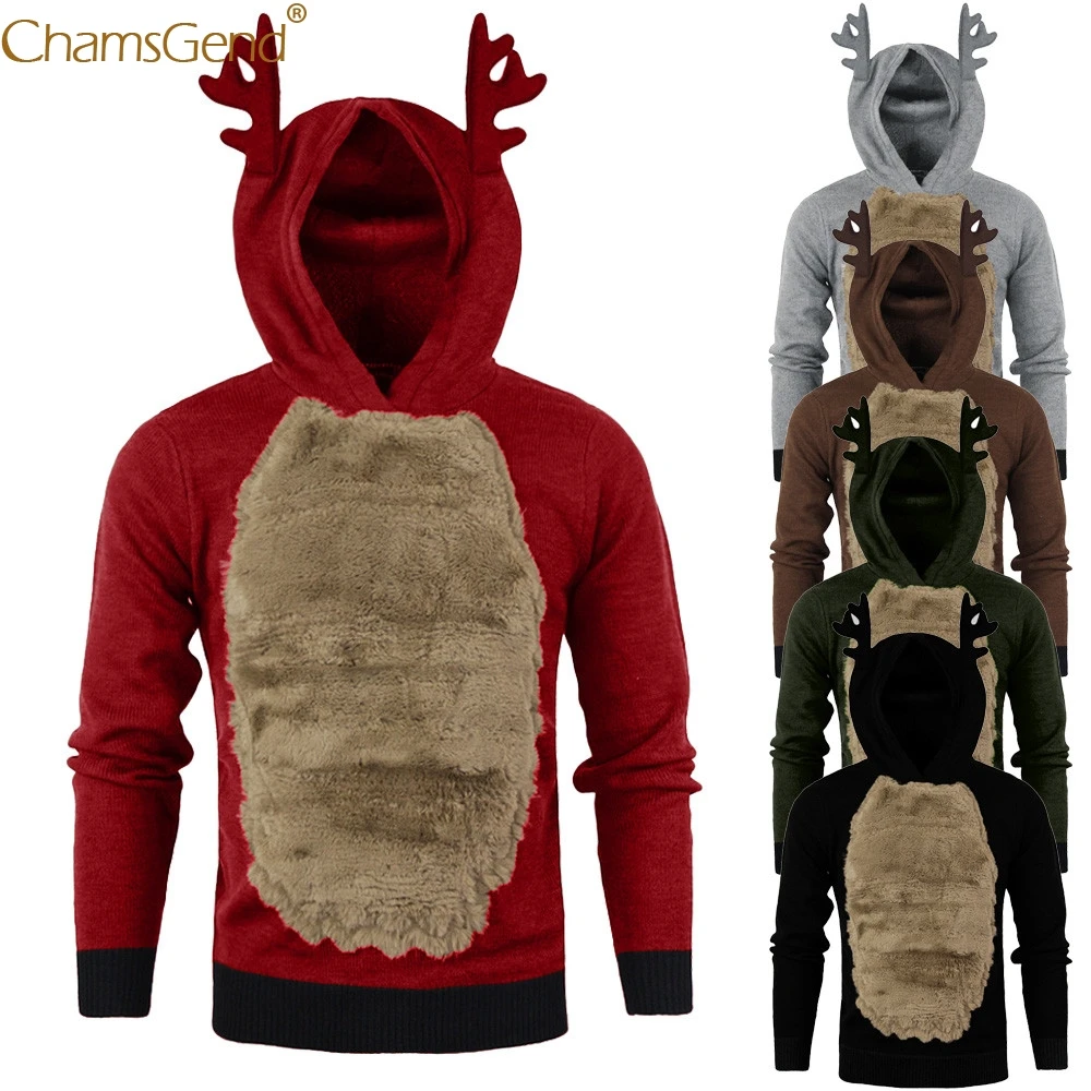 Men Autumn Winter Xmas Hoody Reindeer Feather Hooded Christmas Fur 3D Blouse Top Black Gray Red Army GreenNov 12
Men Autumn Winter Xmas Hoody Reindeer Feather Hooded Christmas Fur 3D Blouse Top Black Gray Red Army GreenNov 12
