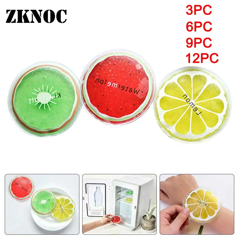 3/6/9/12Pcs Cute Fruit Gel Ice Packs Eyepatch Cold Pack Soothing Tired Massage Relaxing summer Therapy Packs for Children Adults
3/6/9/12Pcs Cute Fruit Gel Ice Packs Eyepatch Cold Pack Soothing Tired Massage Relaxing summer Therapy Packs for Children Adults