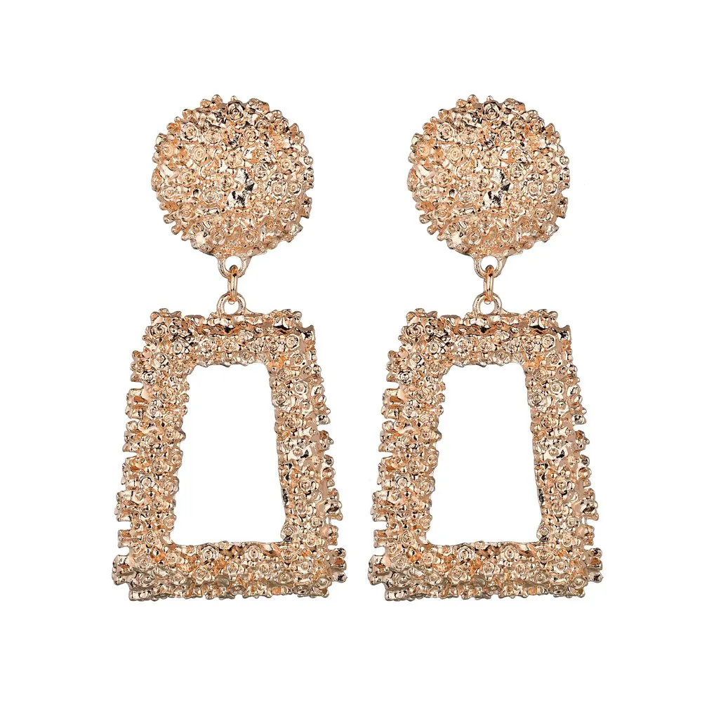 MissCyCy Fashion Punk Gold Metal Stud Earrings For Women Statement Jewelry Geometric Big Earrings
MissCyCy Fashion Punk Gold Metal Stud Earrings For Women Statement Jewelry Geometric Big Earrings