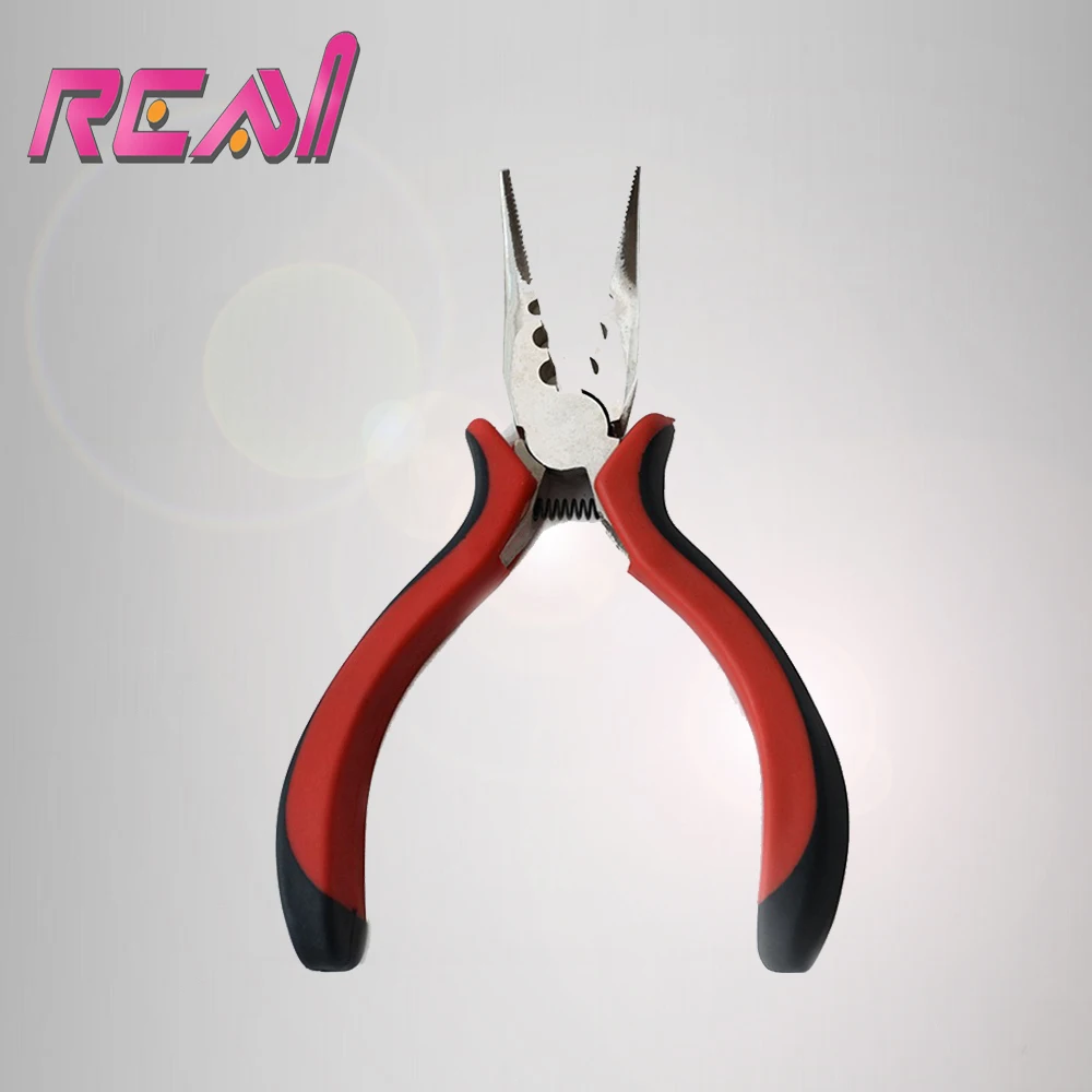 1PC Red Multi Function Hair Extensions Pliers/ Hair Pliers For Pre-Bonded Hair Extension Tools, Flat Tip With Three Teeth
1PC Red Multi Function Hair Extensions Pliers/ Hair Pliers For Pre-Bonded Hair Extension Tools, Flat Tip With Three Teeth