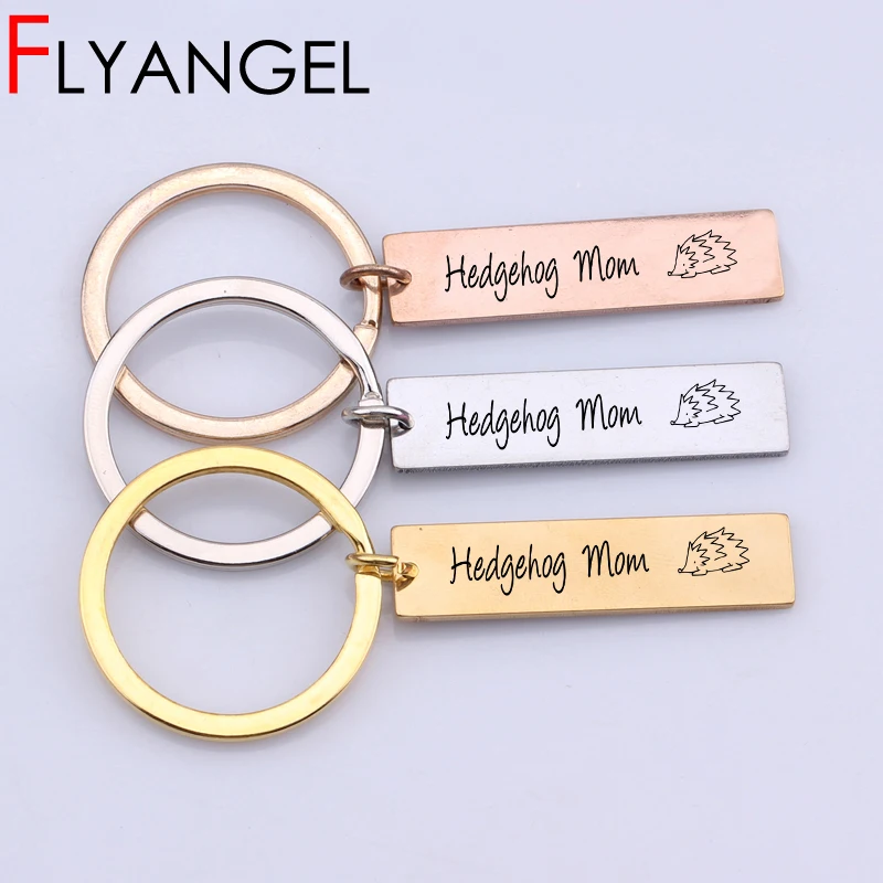 Creative Engraved Hedgehog Mom Key Chains Gifts To Pet Parent Keyring High Quality Bag Charm Keys Holder Jewerly Key tag Driver
Creative Engraved Hedgehog Mom Key Chains Gifts To Pet Parent Keyring High Quality Bag Charm Keys Holder Jewerly Key tag Driver