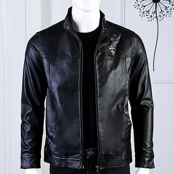 New Mature Men's Stand collar Leather Jacket Mens Casual Business Jackets Coat Winter PU Leather Jacket for Men Ropa Hombre
New Mature Men's Stand collar Leather Jacket Mens Casual Business Jackets Coat Winter PU Leather Jacket for Men Ropa Hombre