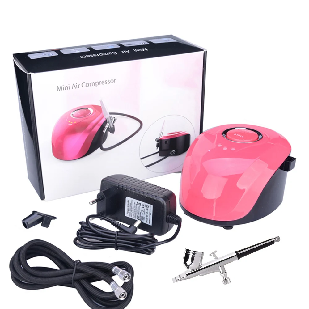 Nail Airbrush Kit Compressor Portable 0.2mm Nail Airbrush Tattoo Make Up 3 Speeds Modes Tool For Nail Art Tools
Nail Airbrush Kit Compressor Portable 0.2mm Nail Airbrush Tattoo Make Up 3 Speeds Modes Tool For Nail Art Tools