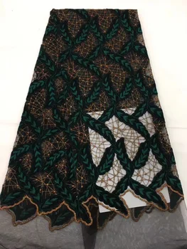 Green Black african lace fabric 2019 Velvet Lace fabric high quality french net lace for wedding dress 5yard/lot party dress
Green Black african lace fabric 2019 Velvet Lace fabric high quality french net lace for wedding dress 5yard/lot party dress