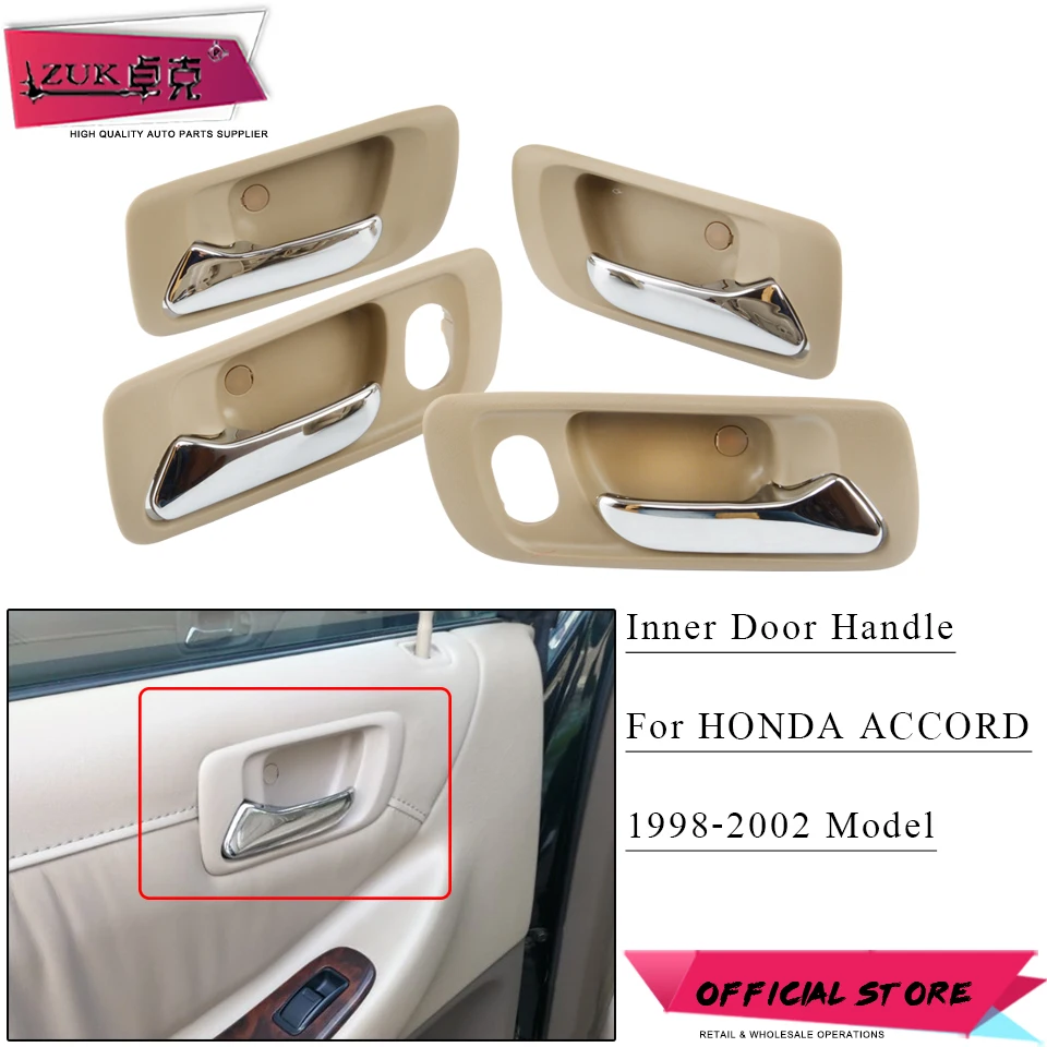 ZUK Car-Styling Chroming Auto Inner Door Handle Car Interior Door Handle For HONDA For ACCORD 1998-2002 CG1 CG5 CF9 Beige Color
ZUK Car-Styling Chroming Auto Inner Door Handle Car Interior Door Handle For HONDA For ACCORD 1998-2002 CG1 CG5 CF9 Beige Color