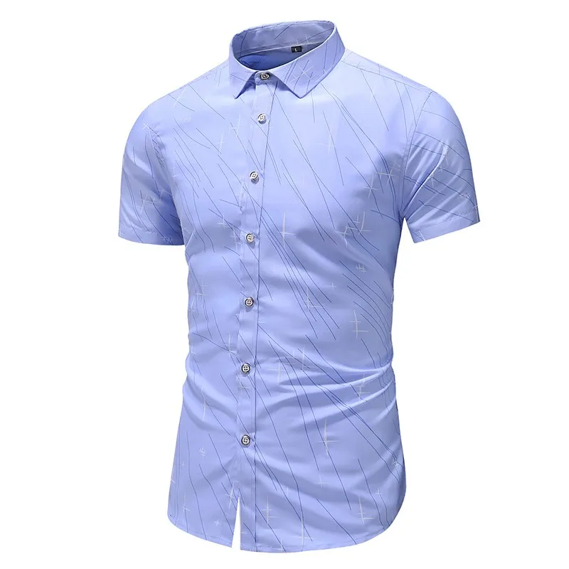 Fashsiualy 2019 New Arrival Shirt Men's Print Button Turn-Down Collar Slim Fit Short Sleeve Shirt Top Blouse camiseta hombre#32
Fashsiualy 2019 New Arrival Shirt Men's Print Button Turn-Down Collar Slim Fit Short Sleeve Shirt Top Blouse camiseta hombre#32