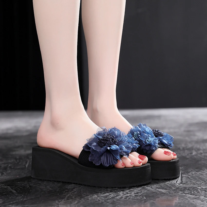 2019 Women Sandals Platform Wedges Sandals Slippers Summer Blue/Purple/Red Flower Female Shoes Casual Lady Shoes Woman Footwear
2019 Women Sandals Platform Wedges Sandals Slippers Summer Blue/Purple/Red Flower Female Shoes Casual Lady Shoes Woman Footwear