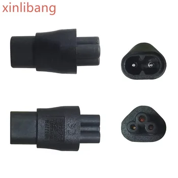 IEC 320 C5 to C8 AC Adapter, IEC 3Pole Mickey Mouse Female to 2Pole Figure 8 Male Power Adapter, IEC C8 to C5 AC Convert
IEC 320 C5 to C8 AC Adapter, IEC 3Pole Mickey Mouse Female to 2Pole Figure 8 Male Power Adapter, IEC C8 to C5 AC Convert