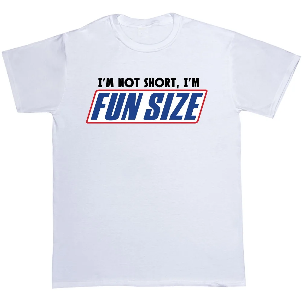 I'm Not Short I'm Fun Size T Shirt men Snickers Marathan Funny printed casual tee US plus size S-3XL
I'm Not Short I'm Fun Size T Shirt men Snickers Marathan Funny printed casual tee US plus size S-3XL