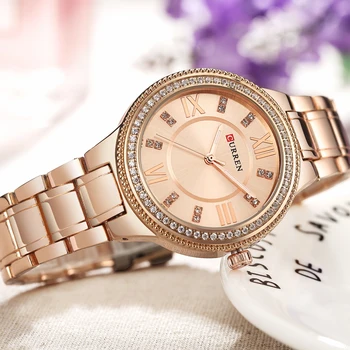 2018 Women's Fashion Watches Curren Luxury Gold Stainless Steel Quartz Watch Ladies Dress Jewelry For Women Gifts Wristwatches
2018 Women's Fashion Watches Curren Luxury Gold Stainless Steel Quartz Watch Ladies Dress Jewelry For Women Gifts Wristwatches
