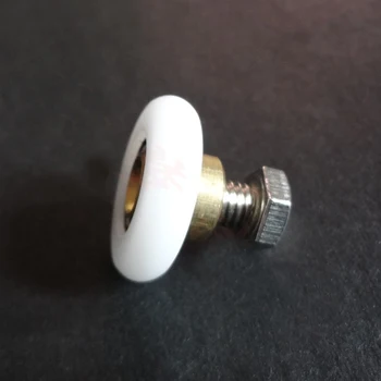 Shower door rollers with nylon and copper material M4x10 bolt Diameter 20mm/23mm/25mm/27mm 8cps/lot
Shower door rollers with nylon and copper material M4x10 bolt Diameter 20mm/23mm/25mm/27mm 8cps/lot