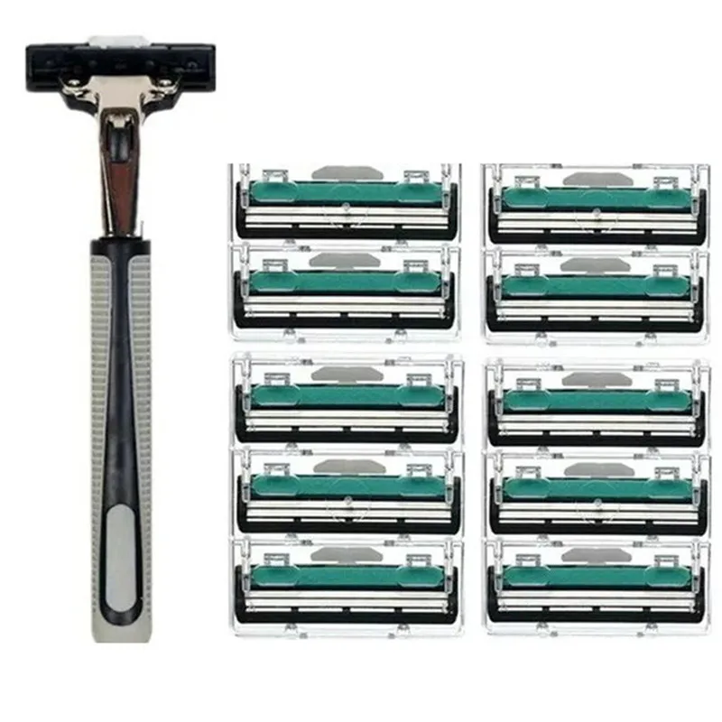 Razor Set double Layers Men Face Shaving Razors Blades Male Manual Razor Blades For Standard Beard Shaver Trimmer Blades
Razor Set double Layers Men Face Shaving Razors Blades Male Manual Razor Blades For Standard Beard Shaver Trimmer Blades
