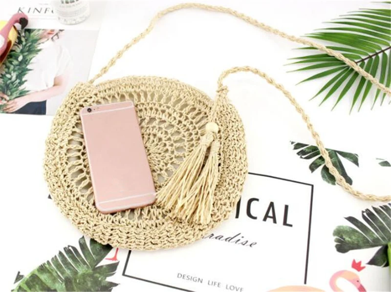 Hollow Woven Crossbody Straw Bag - Round Tassel Summer Messenger Bag 8 HTB1SC06dlCw3KVjSZFlq6AJkFXaj