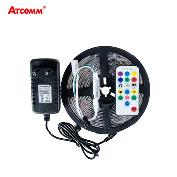 5050 RGB LED Strip Light 1903 2811 IC With 17 Key Remote Controller 12V 3A Power Adapter Dream Magic Color TV Desktop Backlight
5050 RGB LED Strip Light 1903 2811 IC With 17 Key Remote Controller 12V 3A Power Adapter Dream Magic Color TV Desktop Backlight