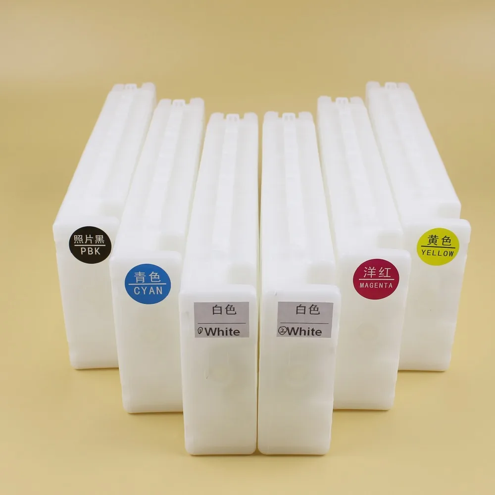 F2000 refillable ink cartridge for Epson SC F2000 ink cartridge with F2000 chips BK C M Y White, White
F2000 refillable ink cartridge for Epson SC F2000 ink cartridge with F2000 chips BK C M Y White, White