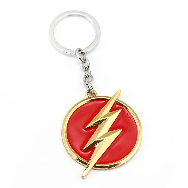 The Flash lightning keychain Superhero Metal Key ring Super Hero Justice League Chaveiro Car Keychain Christmas Gifts HSIC12003
The Flash lightning keychain Superhero Metal Key ring Super Hero Justice League Chaveiro Car Keychain Christmas Gifts HSIC12003