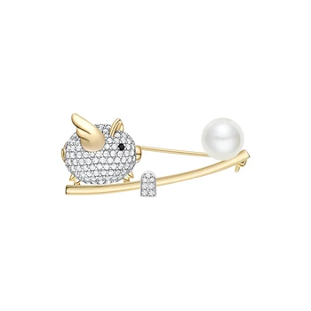 Adorable Piggy Exquisite Pearl Brooches for Women Fashion Luxury Brand Design Elegant Crystal Brooch Pin High Quality Jewelry
Adorable Piggy Exquisite Pearl Brooches for Women Fashion Luxury Brand Design Elegant Crystal Brooch Pin High Quality Jewelry