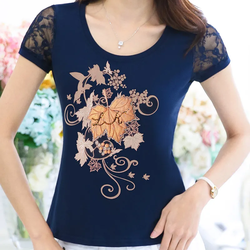 Poleras De Mujer print T Shirt Women Summer 2019 Rhinestone Tops Short Sleeve T-Shirt Plus Size Woman Diamond tshirt Femme tees
Poleras De Mujer print T Shirt Women Summer 2019 Rhinestone Tops Short Sleeve T-Shirt Plus Size Woman Diamond tshirt Femme tees