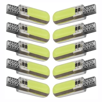 10PCS T10 194 2825 WY5W W5W COB LED Silica Gel Waterproof Wedge Light 501 Silicone Shell Car Reading Dome Lamp Auto Parking Bulb
10PCS T10 194 2825 WY5W W5W COB LED Silica Gel Waterproof Wedge Light 501 Silicone Shell Car Reading Dome Lamp Auto Parking Bulb