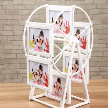Lovely Plastic Photo Frame Rotating Ferris Wheel Shaped Picture Frames Photo Display Home Decorations Photo Frame Gift
Lovely Plastic Photo Frame Rotating Ferris Wheel Shaped Picture Frames Photo Display Home Decorations Photo Frame Gift