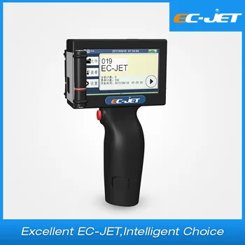 Ec-Jet Self Developed System Handheld Mini High Resolution Fast jet Coding Printer For Tube Carton Wooden Printing(ECH200)