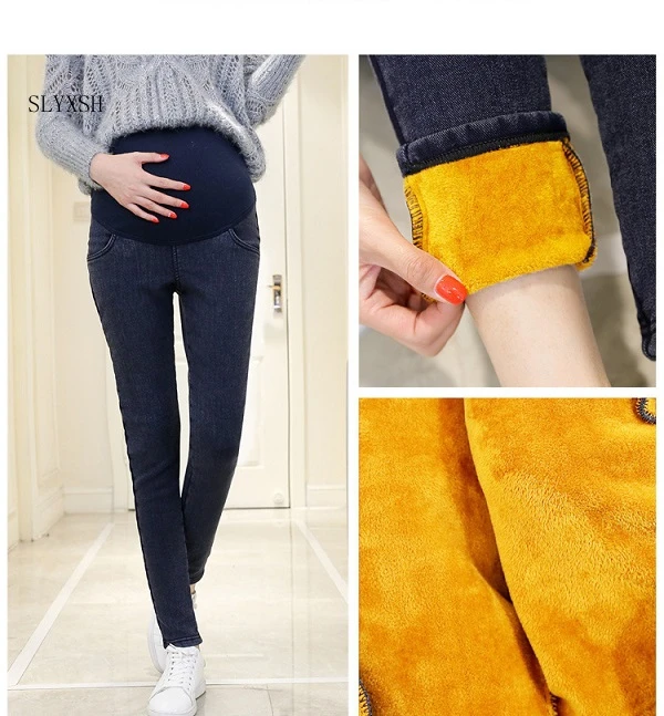 2018Hot Warm Thick Pregnancy Denim Pants Winter Fleece Maternity Jeans for Pregnant Women Plus Velvet Maternity Clothing SIZE3XL
2018Hot Warm Thick Pregnancy Denim Pants Winter Fleece Maternity Jeans for Pregnant Women Plus Velvet Maternity Clothing SIZE3XL