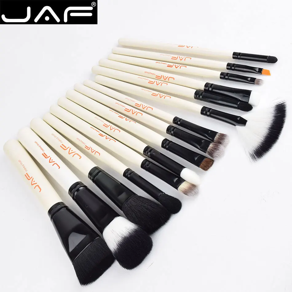 JAF 15 Pcs Foundation Makeup Brush Kits Set Professional Cosmetic Beauty Makeup Brushes & Tools (2)