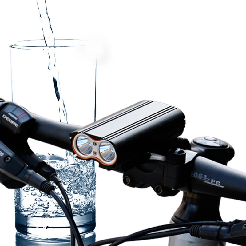 2000 Lumen USB Rechargeable Bicycle Front Light Double Tube ShapeFlashing SOS Bike Head Light Lighting Tool New
2000 Lumen USB Rechargeable Bicycle Front Light Double Tube ShapeFlashing SOS Bike Head Light Lighting Tool New